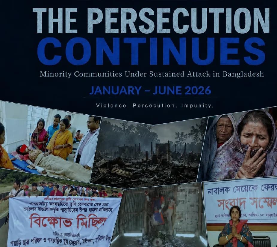 824 Documented Attacks Against Minorities in Six Months: HRCBM Calls for Independent Judicial Commission and Transitional Justice in Bangladesh