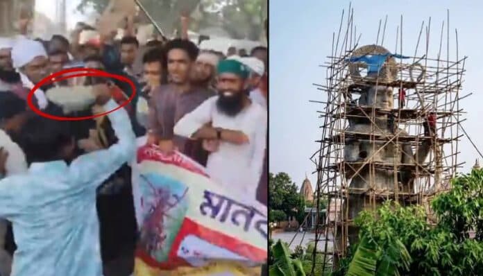 Bangladesh: Radical mob takes out anti-Hindu procession, attacks image of Lord Ram with slippers