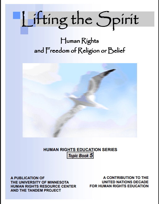  Lifting the Spirit: Human Rights and Freedom of Religion or Belief